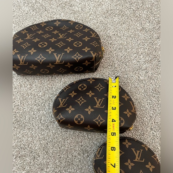 BACK IN STOCK!! NEW SET OF 4 DESIGNER INSPIRED MAKEUP BAGS COSMETIC BAGS POUCHES - Picture 11 of 16